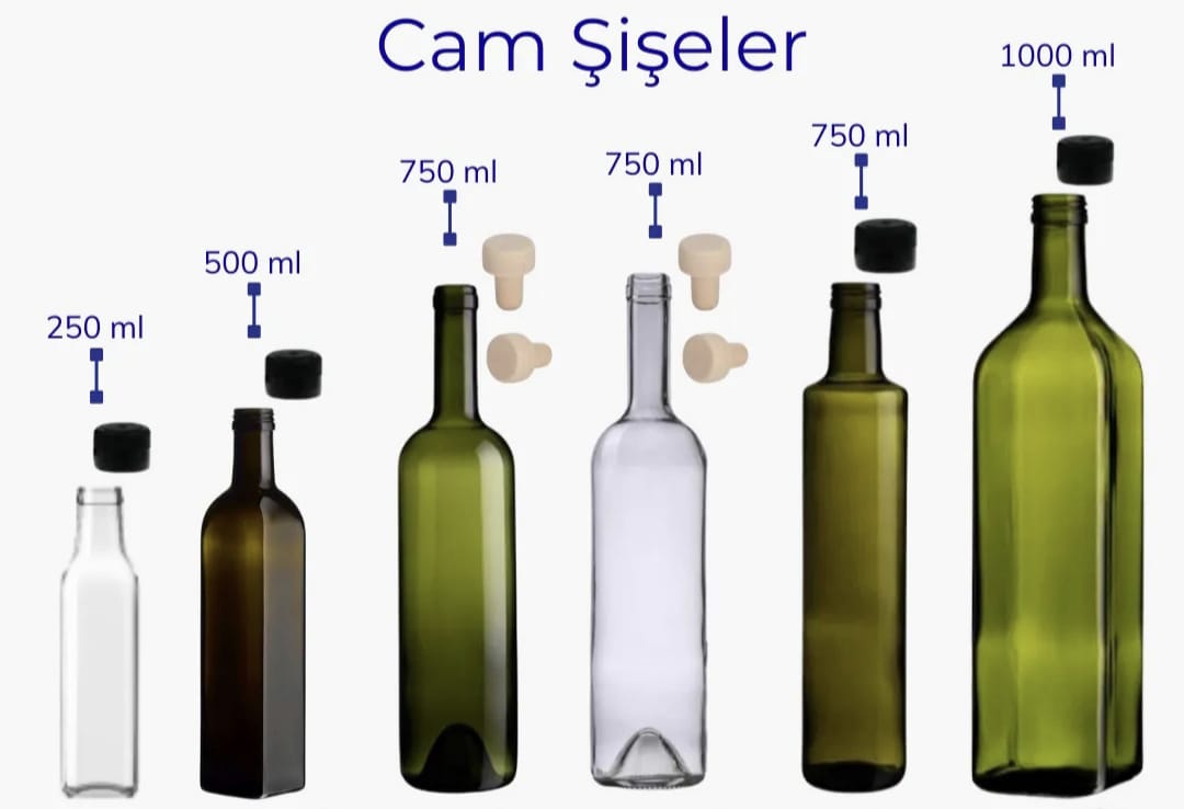 Cam Şişe Zeytinyağı
